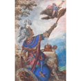 thumbnail image 2 of Bartholomäus Strobel the younger 17x24 Gold Ornate Framed and Double Matted Museum Art Print Titled - Allegory of Painting Under the House of Habsburg (1619 - 1620), 2 of 4