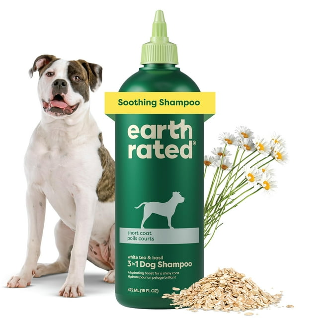 Champú y acondicionador para perros Earth Rated 3 en 1, 480 ml