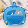 thumbnail image 2 of CUZIBR Toddler Boys Backpack Cute 3D Cartoon Car Shape Double Zippers Top Carry Handle Lightweight Mini Daypack Preschool Kids School Bag, 2 of 4