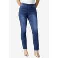 thumbnail image 3 of Roaman's Women's Plus Size 360° Stretch Straight Leg Jean, 3 of 6