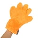 thumbnail image 5 of Guantes de lavado de coche Unique Bargains de Microfibra Naranja Gris, 5 of 7