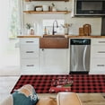 thumbnail image 2 of Christmas Winter Kitchen Rugs and Mats Set of 2 New Year Abstract Snowflake Elk Blue Xmas Kitchen Mat,Non-Slip Area Runner Rug,Washable Floor Mat for Home Dining Room Office 16x24in+16x47in, 2 of 6