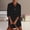 Black, variant on Womens Pullover Sweatshirts Women's V-Neck Solid Color Shirts Mid-Length Tops Long-Sleeve V-Neck Tops/Shirts Gifts for Women