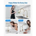 thumbnail image 6 of Stainless Steel Lead-Free Water Purifier Faucet, RO Filter Water Faucet with Solid Brass Valve Core, Anti-Rust & Durable Design for Kitchen Sink, Bar Counter, Cafe Shop, Brushed Gold Finish, 6 of 11