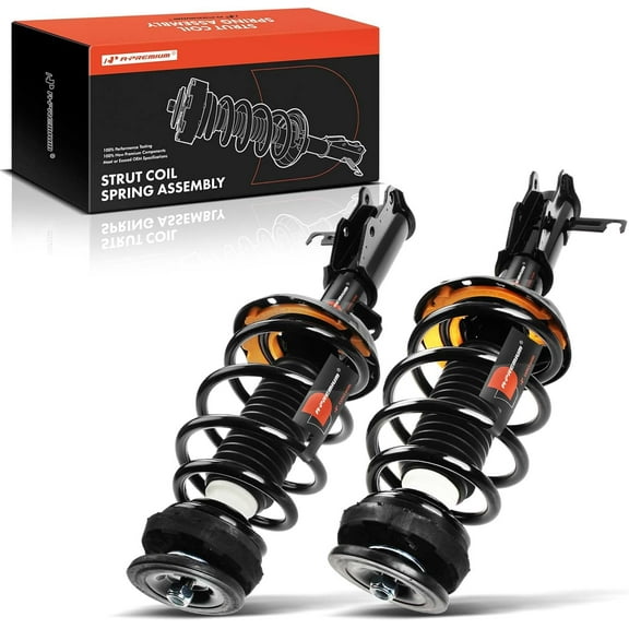 A-Premium Complete Struts Coil Springs Assembly Compatible with Chevrolet Impala 2014-2019 V6 3.6L Front Driver and Passenger Side 2-PC Set