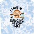 thumbnail image 4 of Inktastic Monkey I Love Hanging out with My Gigi Boys or Girls Toddler T-Shirt, 4 of 5