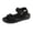 Black, variant on Women's Color Block Sport Sandals, Women's Sport Sandals, Comfortable Lightweight Athletic Walking Sandals With Non-Slip Eva Sole, Arch Support Summer Sandals for Beach Hiking Travel, Black 5.5