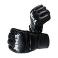 thumbnail image 1 of Guantes de Mma, de Entrenamiento de Lucha con Medio , Abiertas, Guantes de Kickboxing, Guantes de Boxeo para Agarre, Entrenamiento , negro, 1 of 5