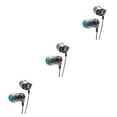 thumbnail image 1 of jesticaly In-ear Earphone Universal Simple Clear Cellphone Noise Isolating 3.5mm Wired Headset Accessories Audio Fitting 1.2m 3Set, 1 of 6