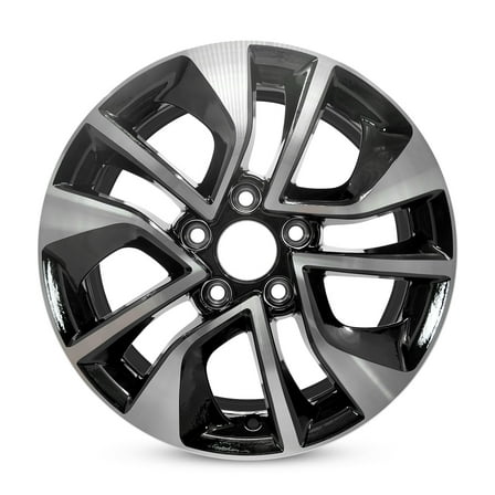 For Honda Civic OEM Design Wheel 16" 16x6.5 2013-2015 Machined Black Single Replacement Rim