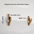 thumbnail image 3 of Maytalsory 2pieces Toy Display Rack For Home Store Multiple Samurai Natural Solid Wood Wall-Mounted Solid Wall-Mounted type+4, 3 of 6