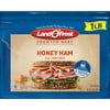 Land O' Frost Premium Hardwood Smoked Honey Ham, Deli Style Lunch Meat, Resealable Plastic Pouch, 16 oz., 1 lb