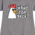 thumbnail image 3 of Instant Message - What The Peck Chicken - Toddler & Youth Girls Fleece Dress, 3 of 6