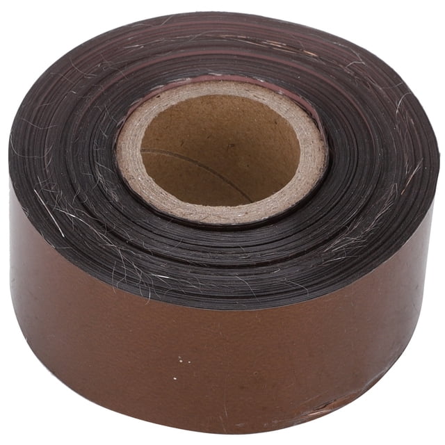 Papel de aluminio para estampación en caliente, caja de tela de cuero, accesorios de decoración DIY, 3 cm de ancho, 120 metros/rollo, marrón