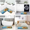 thumbnail image 5 of Sunflower Style Anti Fatigue Mats for Kitchen Floor,Set of 2 Non Skid Washable Waterproof Anti Kitchen Floor Mats for Kitchen Office Laundry Room Bathroom (19"x27"+19"x47") Home Decor, 5 of 7