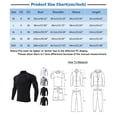 thumbnail image 2 of QHFBli Men's Turtleneck Fitness Long Sleeves, Turtle Neck Compression Shirts for Men, 2 of 6