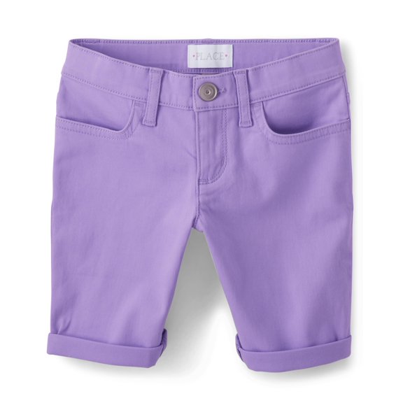 Pantalones cortos The Children's Place Skimmer Iris Pop para niñas 6X/7