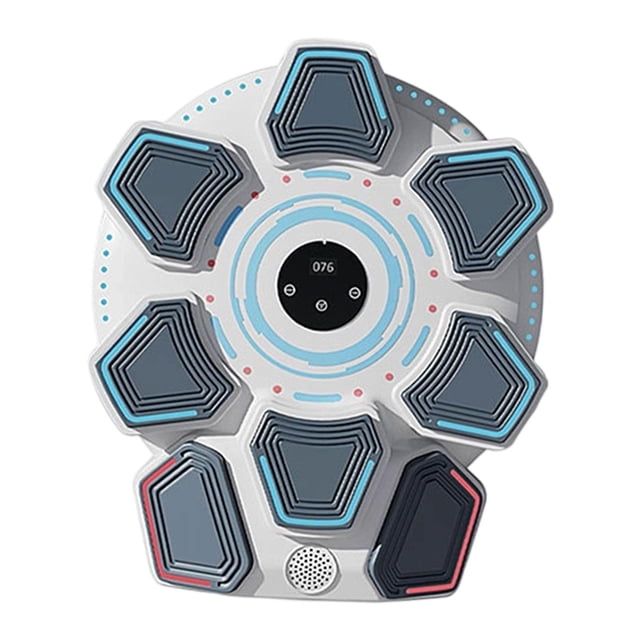 Máquina de boxeo inteligente con música, boxeo, ejercicio de objetivo, entrenamiento de enfoque electrónico, muay Blanco