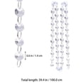 thumbnail image 1 of HEALEEP 5Pcs Decorative Window Curtain Beads Silver Crystal for Stylish Room Or Shop Display, 1 of 8