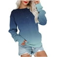 thumbnail image 1 of Meichang Sweat-Shirt pour Femmes Col Rond Manches Longues Décontracté Sweat-Shirts Tendance Gris Confortable Automne Pull Léger, 1 of 5