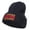 Navy, variant on Caution Zombies Ahead Embroidered Long Beanie - Navy OSFM