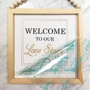Hello Hobby 12 x 12 Basic Glitter Sampler Permanent Craft Vinyl Sheets (4 Count)