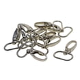 thumbnail image 4 of 10x Metal Swivel Lobster Clasps Clips Bag Crafts Stuffs 45x31mm, 4 of 6