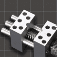 thumbnail image 6 of Model Clamping Tool Handheld Mini Bench High-Precision Split Bench Vise Seamless Clamping Model Building Tool Blue, 6 of 6