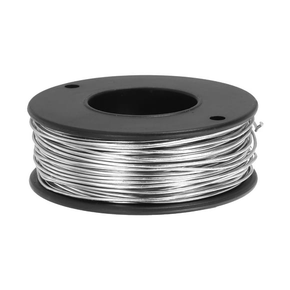 Unique Bargains 98 Feet Aluminum Craft Wire 0.8mm/20 Gauge Anodized Bendable Sculpting Aluminum Wire Silver