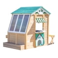 thumbnail image 6 of Teamson Kids Agnes Wooden Playhouse with Garden Window & Flower Boxes, Tan, 6 of 18