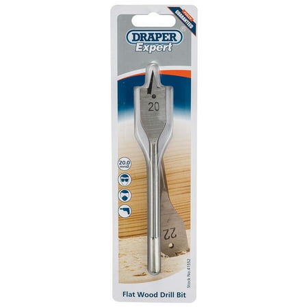 

Draper 41552 Expert 20.0mm Flat Wood Bit