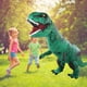 thumbnail image 5 of Disfraz De T Rex, Disfraz De Dinosaurio Inflable Con Impresión Transparente Realista Para Halloween, 5 of 7