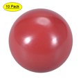 thumbnail image 1 of Unique Bargains 10 Pcs Thermoset Ball Knob M8 Female Thread Machine Handle 30mm Diameter Smooth Rim Red, 1 of 1