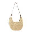 thumbnail image 2 of Stylish Woven Straw Tote Bag for Women Summer Bohemian Beach Shoulder Handbag with Large Capacity, 2 of 6
