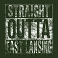 thumbnail image 5 of UGP Campus Apparel Straight Outta East Lansing T-Shirt - Medium - Forest, 5 of 6