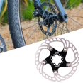 thumbnail image 3 of Bike Disc Brake Rotor 140mm 160mm 180mm 203mm, Disc Brake Rotor Bike Mountain Bike Stainless Steel Rotor , Black 180mm, 3 of 8