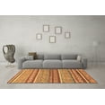 thumbnail image 3 of Ahgly Company Indoor Rectangle Abstract Brown Modern Area Rugs, 7' x 10', 3 of 4