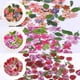 thumbnail image 4 of Pegatinas de flores 3D para uñas, 450 unidades de lentejuelas acrílicas con purpurina y hojas de flores holográficas, purpurina brillante para decoración de uñas., 4 of 6