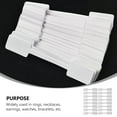 thumbnail image 2 of 100Pcs White Price Label Tags Stickers for Jewelry Rings Display DIY Supplies, 2 of 10