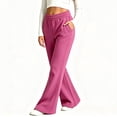 thumbnail image 7 of yillto Girls Fleece Sweatpants Elastic Waist Loose Wide Leg Pants Kids Fall Winter Casual Pant with Pockets, 7 of 7