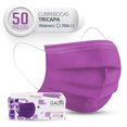 thumbnail image 4 of Cubrebocas Gaon Tricapa 50pz Morado, 4 of 8