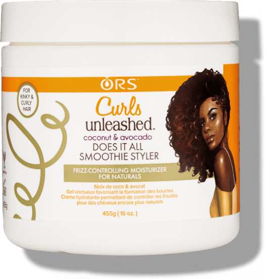 ORS Curls Unleashed Coconut & Avocado Curl Smoothie nourishing Moisturizing Hair Styling Cream, 16 oz