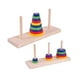 thumbnail image 4 of Wooden Tower of Hanoi Ten Layers Developmental Puzzle Game Adult Children Toy, 4 of 5