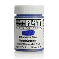 Golden SoFlat Matte Acrylic, 2 oz. Jar, Ultramarine Blue