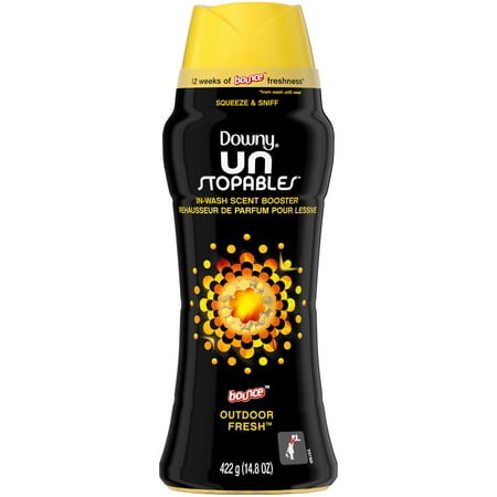 Downy Unstopables In-Wash Scent Booster Beads, Bounce Outdoor Fresh Scent, 14.8