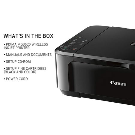 Canon - PIXMA MG3620 Wireless All-In-One Inkjet Printer - Black
