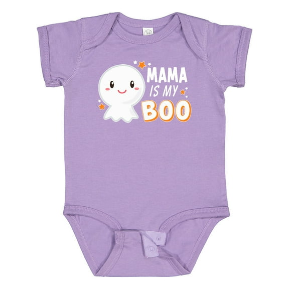 Inktastic Mama is My Boo with Cute Ghost Boys or Girls Baby Bodysuit