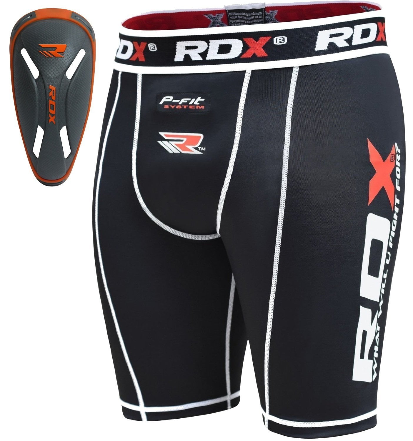 RDX MMA Mens Thermal Compression Shorts Groin Cup Boxing Training Guard Base Layer Fitness Running Exercise