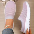 thumbnail image 6 of ibiyuan Orthopedic Dress Shoes for Women Arch Support Women's Walking Shoes Mesh Knitted Walking Anti-Skid Womens Casual Sneakers Lightweight Hands-Free Mary Jane Flats Women Barefoot Shoe, 6 of 9