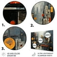 thumbnail image 3 of Designart "Urban flow" Abstract Collages Metal Art Print, 3 of 5